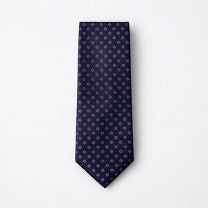Liberty of London silk navy & red diamond tie